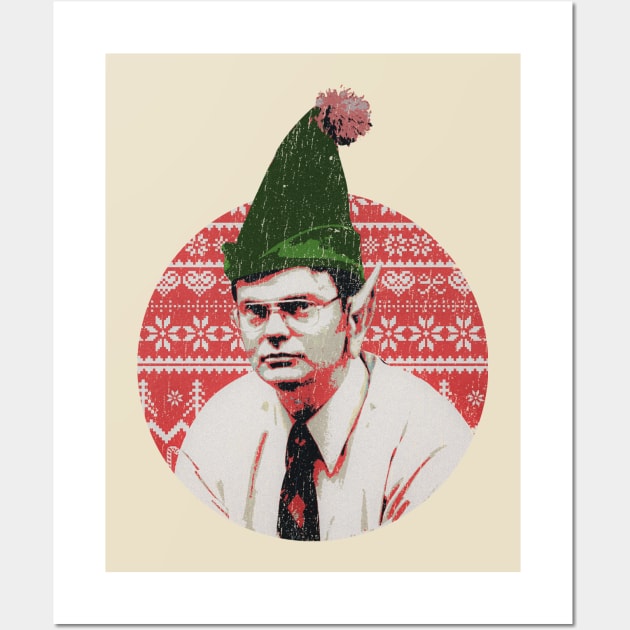 the office- funny christmas Wall Art by Cybord Design